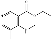 3-Pyridinecarboxylicacid,5-methyl-4-(methylamino)-,ethylester(9CI) Struktur