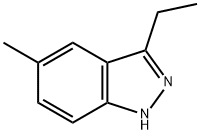 1H-Indazole,  3-ethyl-5-methyl- Struktur