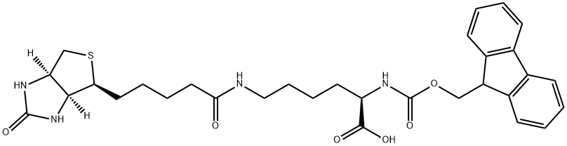 FMOC-D-LYS(BIOTIN)-OH Struktur