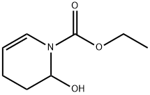 1(2H)-Pyridinecarboxylic  acid,  3,4-dihydro-2-hydroxy-,  ethyl  ester Struktur