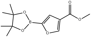 4-(METHOXYCARBONYL)FURAN-2-BORONIC ACID, PINACOL ESTER, 1111096-29-7, 結(jié)構(gòu)式