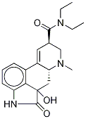 2-Oxo-3-hydroxy-LSD (2-Oxo-3-hydroxy-lysergic acid diethylamide) Struktur