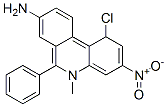 5-methyl-3-nitro-6-phenyl-phenanthridin-8-amine chloride Struktur