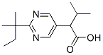 5-Pyrimidineacetic acid, 2-(1,1-dimethylpropyl)--alpha--(1-methylethyl)- (9CI) Struktur