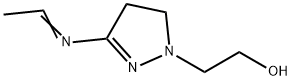 1H-Pyrazole-1-ethanol,  3-(ethylideneamino)-4,5-dihydro- Struktur