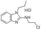 1-Propyl-2-(2-chloroethylamino)benzimidazole hydrochloride Struktur