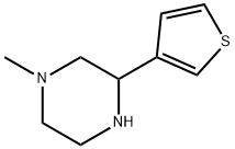 Piperazine, 1-methyl-3-(3-thienyl)- (9CI) Struktur