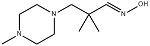 (1E)-2,2-dimethyl-3-(4-methylpiperazin-1-yl)propanal oxime Struktur