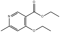 3-Pyridinecarboxylicacid,4-ethoxy-6-methyl-,ethylester(9CI) Struktur