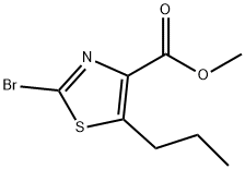 Methyl 2-bromo-5-propyl-1,3-thiazole-4-carboxylate Structure