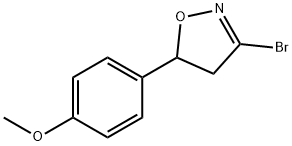 3-BroMo-5-(4-Methoxyphenyl)-4,5-dihydro-isoxazole Struktur