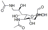 N-Acetyl-9-(acetylaMino)-9-deoxyneuraMinic Acid Struktur