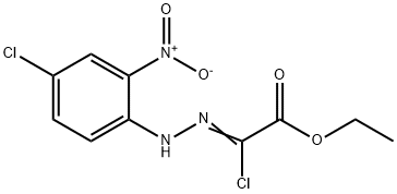 ETHYL 2-CHLORO-2-[2-(4-CHLORO-2-NITROPHENYL)HYDRAZONO]ACETATE Struktur