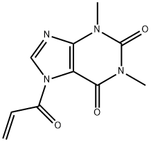 1H-Purine-2,6-dione,  1,3-dimethyl-7-(1-oxo-2-propenyl)-  (9CI) Struktur