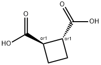 TRANS-CYCLOBUTANE-1,2-DICARBOXYLIC ACID Structure