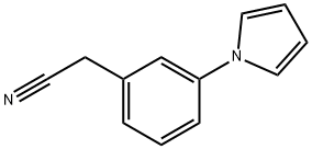 3-PYRROL-1-YLBENZENEETHANE NITRILE Struktur