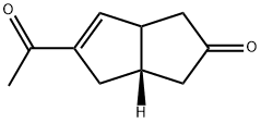 2(1H)-Pentalenone, 5-acetyl-3,3a,4,6a-tetrahydro-, (3aS)- (9CI) Struktur