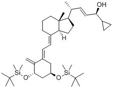 Bis-TBDMS-trans-calcipotriol Structure