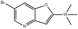 6-Bromo-2-(trimethylsilyl)furo[3,2-b]pyridine Struktur