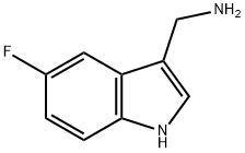 (5-FLUORO-1H-INDOL-3-YL)METHANAMINE Struktur