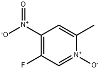 Pyridine,  5-fluoro-2-methyl-4-nitro-,  1-oxide Struktur