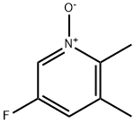 Pyridine, 5-fluoro-2,3-dimethyl-, 1-oxide (9CI) Struktur