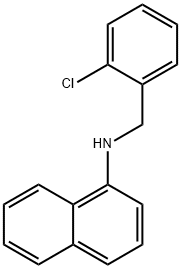 N-(2-Chlorobenzyl)-1-naphthalenamine Struktur