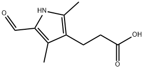 3-(2,4-DIMETHYL-5-FORMYL-1H-PYRROLE-3-YL)PROPANOIC ACID Structure