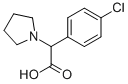 A-(4-氯苯基)-1-吡咯烷乙酸, 113346-67-1, 結(jié)構(gòu)式