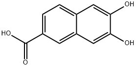 2-Naphthalenecarboxylic acid, 6,7-dihydroxy- (9CI) Struktur