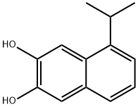 2,3-Naphthalenediol, 5-(1-methylethyl)- (9CI) Struktur