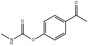 (4-acetylphenyl) N-methylcarbamate Struktur