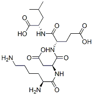 lysyl-aspartyl-glutamyl-leucine Struktur