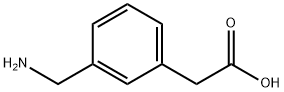 3-AMINOMETHYL-PHENYLACETIC ACID Struktur