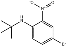 4-Bromo-N-tert-butyl-2-nitroaniline Struktur