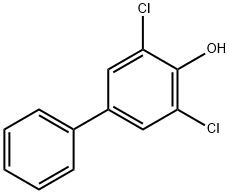 4-HYDROXY-3,5-DICHLOROBIPHENYL Struktur