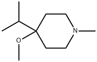 Piperidine, 4-methoxy-1-methyl-4-(1-methylethyl)- (9CI) Struktur