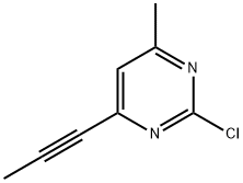 Pyrimidine, 2-chloro-4-methyl-6-(1-propyn-1-yl)-