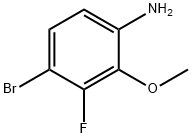 4-Bromo-3-fluoro-2-methoxyaniline Struktur