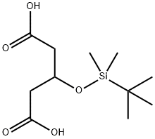 3-(tert-ButyldiMethylsilyloxy)glutaric Acid Struktur