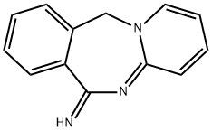 PYRIDO[1,2-B][2,4]BENZODIAZEPIN-6(11H)-IMINE HYDROBROMIDE Struktur