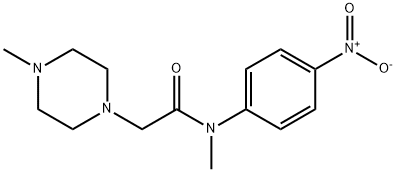 N-methyl-2-(4-methylpiperazin-1-yl)-N-(4-nitrophenyl)acetamide