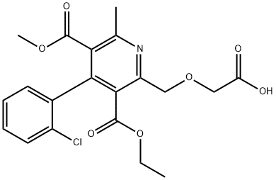 O-Des[2-aMinoethyl]-O-carboxyMethyl-dehydroaMlodipine Struktur