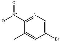 5-broMo-3-Methyl-2-nitropyridine Struktur