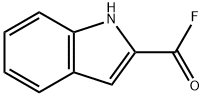 1H-Indole-2-carbonyl fluoride (9CI) Struktur