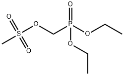 Diethyl(methanesulfonyloxymethyl)phosphonate, 97 % Struktur