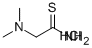 DIMETHYLAMINOTHIOACETAMIDE HYDROCHLORIDE Struktur