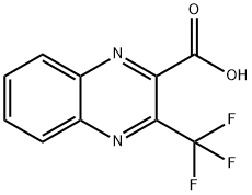 3-(Trifluoromethyl)quinoxaline-2-carboxylic acid Struktur