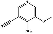 4-Amino-5-methoxynicotinonitrile Struktur