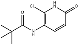 N-(2-Chloro-6-hydroxypyridin-3-yl)pivalamide Struktur